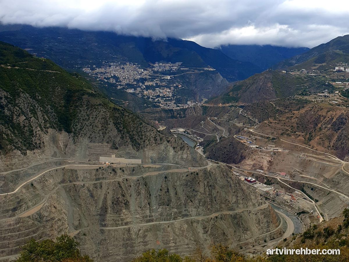 Seyir terasından Artvin merkez, Artvin