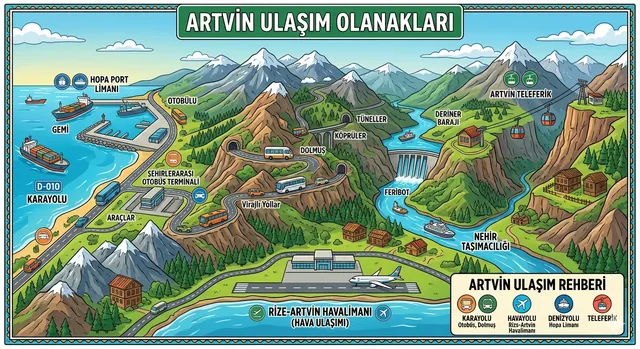 Artvin Ulaşım Rehberi