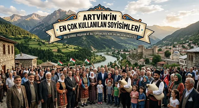 Artvin en çok kullanılan soy isimler