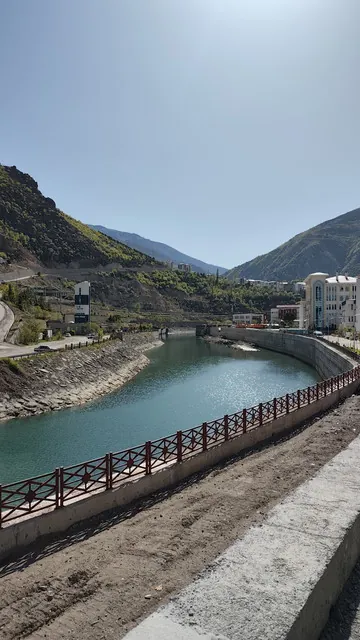 Artvin merkez Çayağzı mahallesi Çoruhpark ve Çoruh Üniversitesi kampüsü