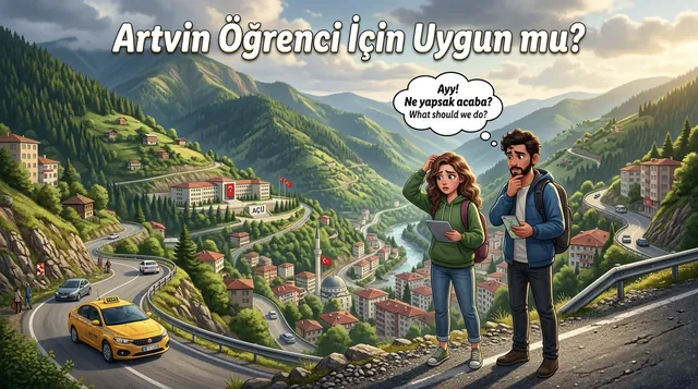 Artvin şehir manzarası — öğrenci rehberi 2026